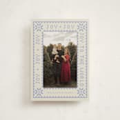 "Endless Joy" - Holiday Cards in Periwinkle by Annie Chan - Front