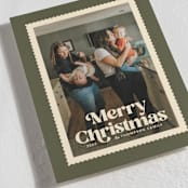"Posted" - Holiday Cards in Pine by Robert and Stella - Detail