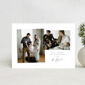 "Mix and Match" - Holiday Cards in Denim by Jen Banks - Front