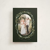 "Juniper Garland" - Holiday Cards in Juniper Berry by Erin L. Wilson - Front