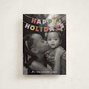 "Candy Garland" - Holiday Cards in Gumdrops by Maria Alou - Front