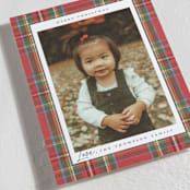 "Tartan" - Holiday Cards in Stocking by Wildfield Paper Co - Detail