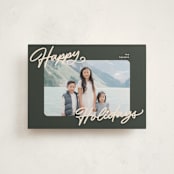 "the classic" - Holiday Cards in Olive by Pixel and Hank - Front