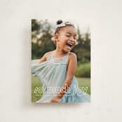 "Much Joy" - Holiday Cards in Snow by Annie Holmquist - Front