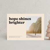 "headline" - Holiday Cards in Champagne by Annie Clark - Front