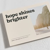 "headline" - Holiday Cards in Champagne by Annie Clark - Detail