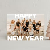 "Bold" - Holiday Cards in Snow by Kasia Labocki - Front