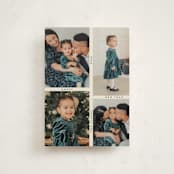 "Grid" - Holiday Cards in Ecru by Morgan Kendall - Front