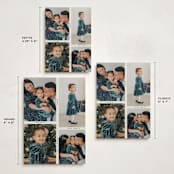 "Grid" - Holiday Cards in Ecru by Morgan Kendall - Formats Available
