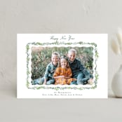 "Scalloped Greenery" - Holiday Cards in Wreath by Petra Kern - Front
