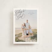 "Glory to" - Holiday Cards in Onyx by Pixel and Hank - Front
