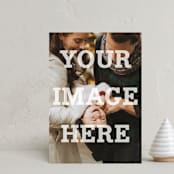 "The Big Picture" - Holiday Cards in Winter by Minted - Front