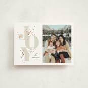 "Lit up" - Holiday Cards in Taupe by Stacey Meacham - Front