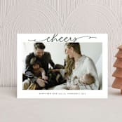"Scripted Merry" - Holiday Cards in Hunter by Kasia Labocki - Front