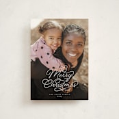 "Mickey Spirit" - Holiday Cards in Cotton by Laura Hamm - Front