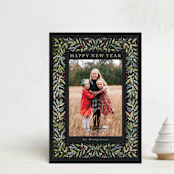 "Framosa" - Holiday Cards in Coal by Petra Kern - Front