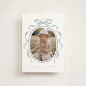 "Whimsical Bow" - Holiday Cards in Jack Frost by Susan Zinader - Front