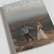"Scripty Christmas" - Holiday Cards in Chimney Dust by Kristen Magee - Detail