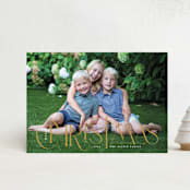 "Christ Mas" - Holiday Cards in Golden by Sarah Brown - Front