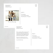"brushed texture" - Holiday Cards in Manzanita by Kamala Nahas - Back of Card Options
