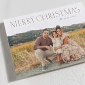 "Monterey" - Holiday Cards in Nutmeg by Kristie Kern - Detail