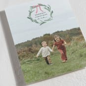 "Storybook" - Holiday Cards in Spruce by Julia Hall - Detail