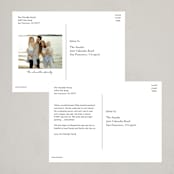 "Merry Bunch" - Holiday Cards in Frost by letterfix - Back of Card Options