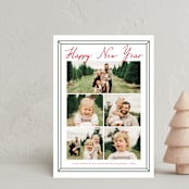 "classic multi frame" - Holiday Cards in Pine by Kanika Mathur - Front