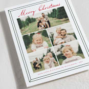 "classic multi frame" - Holiday Cards in Pine by Kanika Mathur - Detail