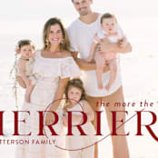 "More and Merrier" - Holiday Cards in Cherry by Yaling Hou Suzuki - Detail