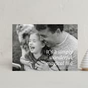 "Magical life" - Holiday Cards in Snow by Blustery August - Front