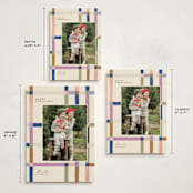 "Knitted Plaid" - Holiday Cards in Sugar Plum by Carrie ONeal - Formats Available