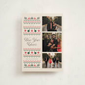 "holiday embroidery" - Holiday Cards in Buttercream by Vivian Yiwing - Front