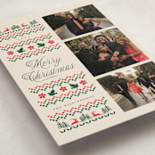 "holiday embroidery" - Holiday Cards in Buttercream by Vivian Yiwing - Detail