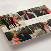 "Simple Five" - Holiday Cards in Pine by Brianne Larsen - Detail