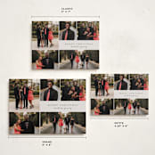 "Simple Five" - Holiday Cards in Pine by Brianne Larsen - Formats Available