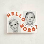"Big Wave" - Holiday Cards in Holly Berry by silverscreen studio - Front
