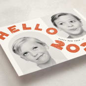 "Big Wave" - Holiday Cards in Holly Berry by silverscreen studio - Detail