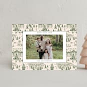 "Nutcracker Toile" - Holiday Cards in Fir by Teju Reval - Front