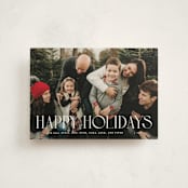 "Tipografia" - Holiday Cards in Sugar by Olivia Raufman - Front