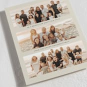 "Bright and Happy Family" - Holiday Cards in Cashmere by Kelsey Mucci - Detail