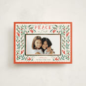 "Peaceful Garden" - Holiday Cards in Cherry by Elly - Front