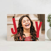 "THIS" - Holiday Cards in Ruby by Lauren Chism - Front