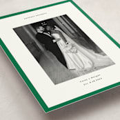 "Classic Border" - Holiday Cards in Pine by Wendy Chung - Detail