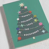 "a very fun tree" - Holiday Cards in Garland by Lori Wemple - Detail