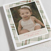 "Tartan Plaid" - Holiday Cards in Christmas Morning by Megan Cash - Detail