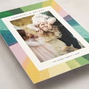 "Rainbow Burst" - Holiday Cards in Sorbet by Carrie Moradi - Detail