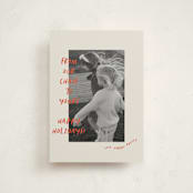 "Happy Chaos" - Holiday Cards in Crimson by Vera Lim - Front