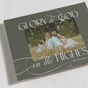 "In the Highest" - Holiday Cards in Olive by Heather Cairl - Detail