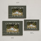 "In the Highest" - Holiday Cards in Olive by Heather Cairl - Formats Available